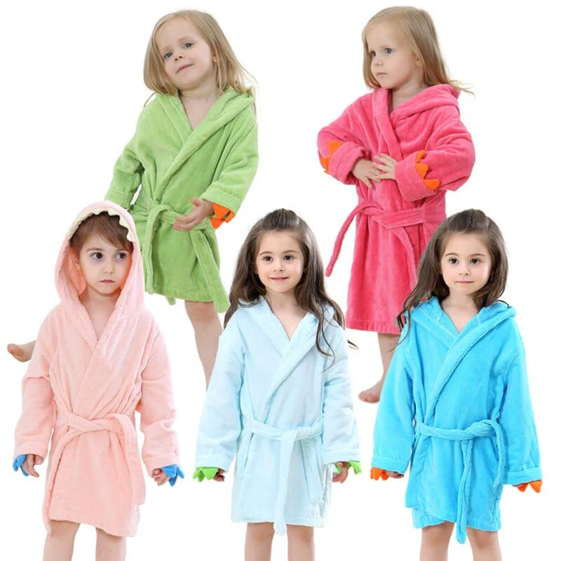 Dinosaur Hooded Dressing Gown - Image 6