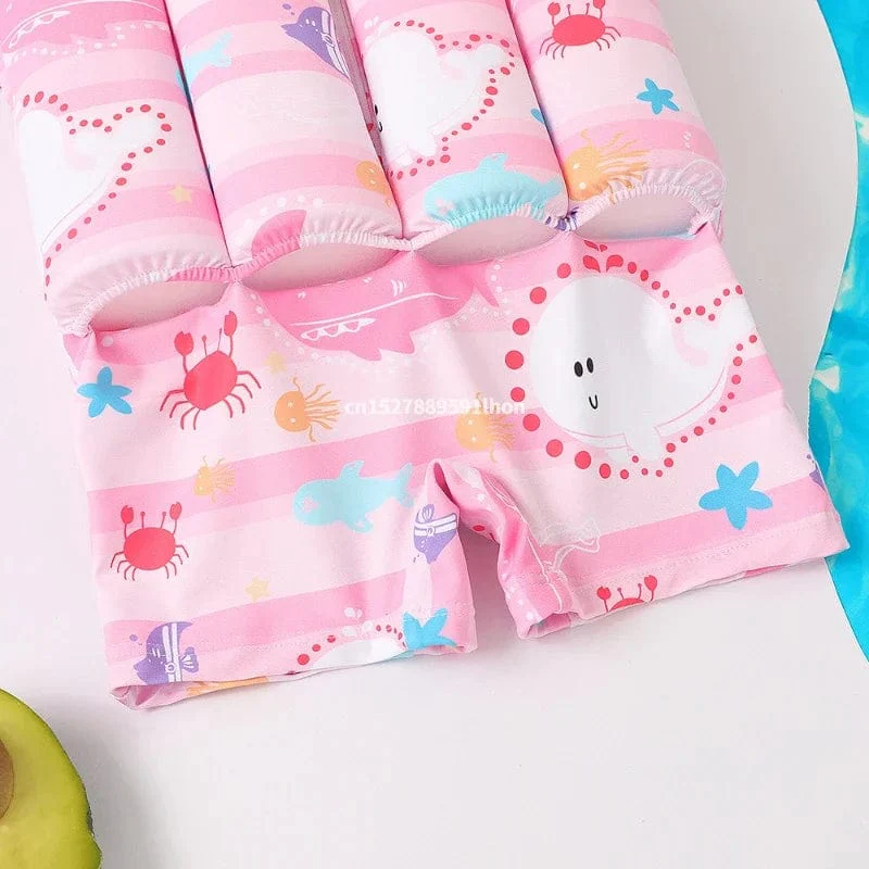 One-Piece Floatable Kids Swimsuit - Image 5