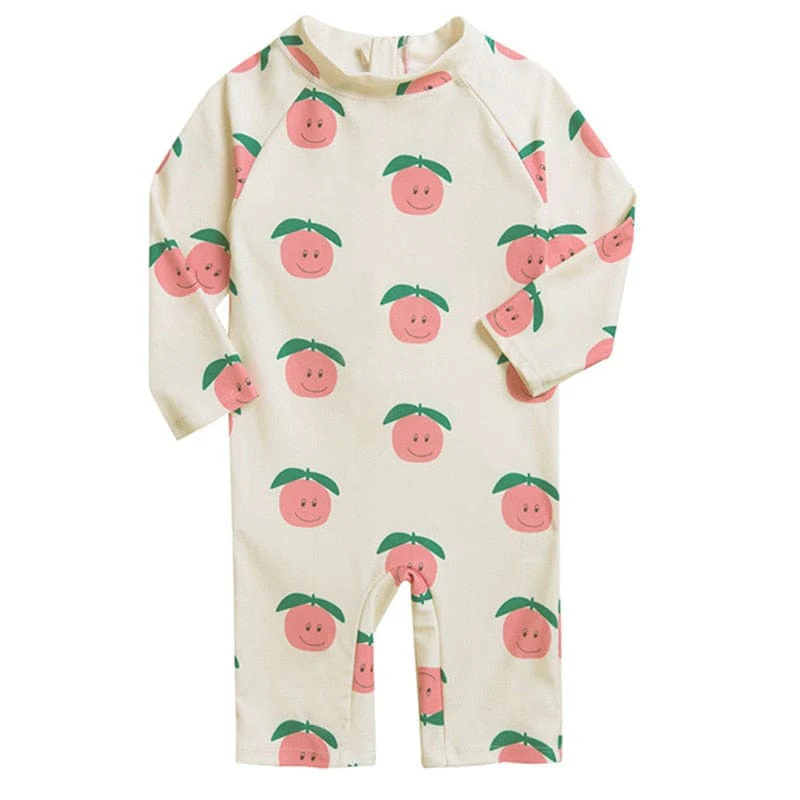 One Piece Long Sleeve Swimsuit For Kids - Image 13