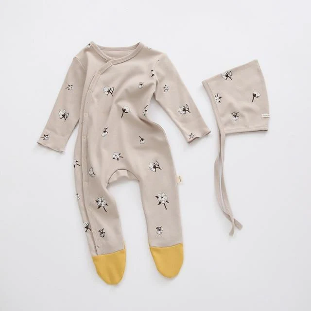 Vintage Baby Romper and Hat Set - Image 4